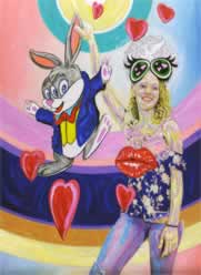 Alice and Bugs Bunny